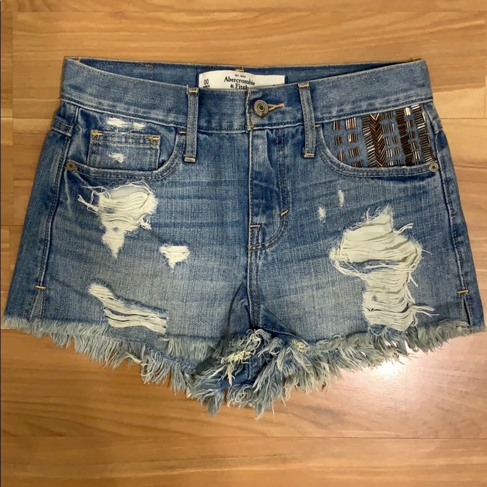 Denim shorts